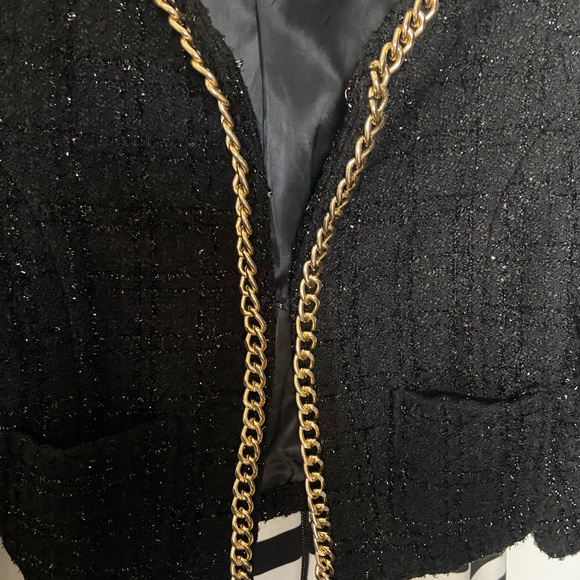 Blazer black and gold size M - Picture 2 of 3